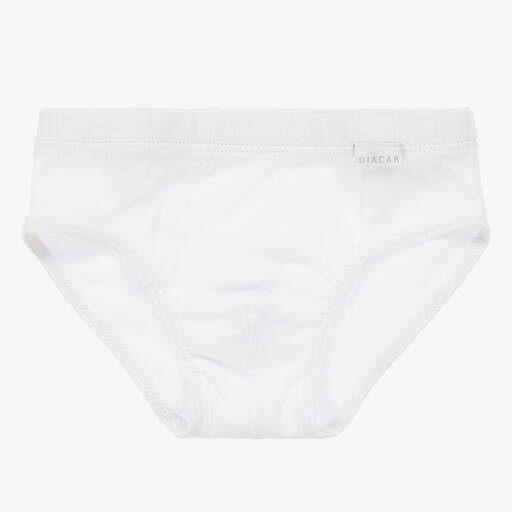 Diacar-Boys White Cotton Pants | Childrensalon