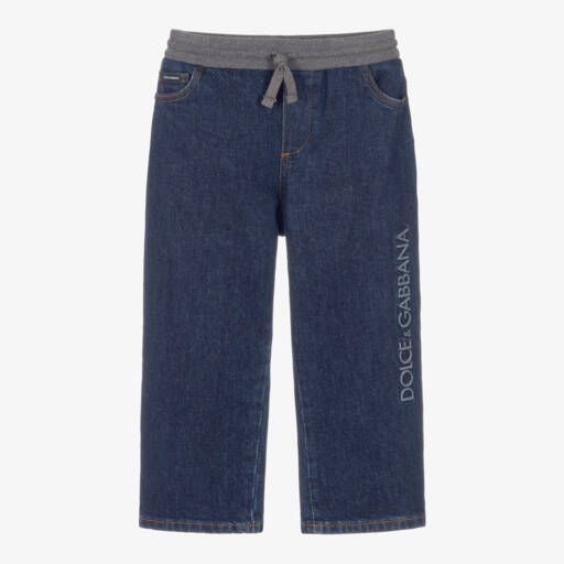 Givenchy Blue Distressed Denim Disney Jeans