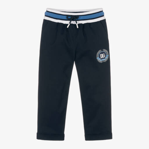 Dolce & Gabbana Baby Boys Logo Joggers in Blue