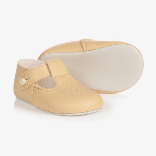 Early Days Baypods-Beige Pre-Walker Baby Shoes | Childrensalon