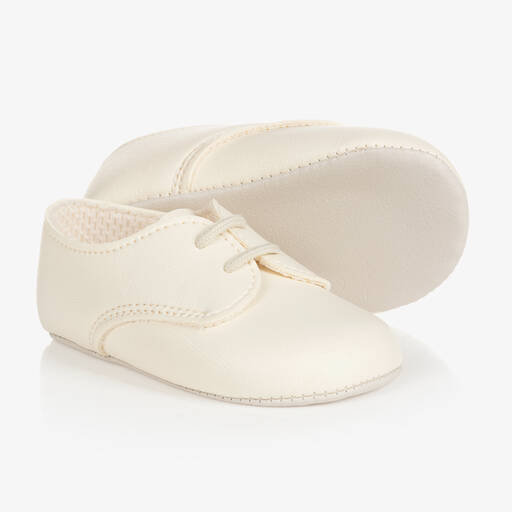 Early Days-Ivory Pre-Walker Shoes | Childrensalon