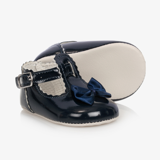 Early Days-Navy Blue Pre-Walker Shoes | Childrensalon