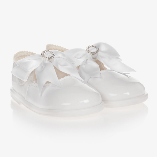 Early Days-White First Walker Shoes | Childrensalon