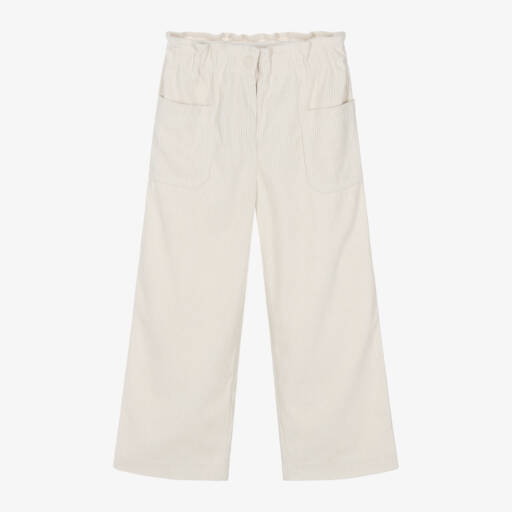 Everything Must Change-Girls Ivory Corduroy Trousers | Childrensalon