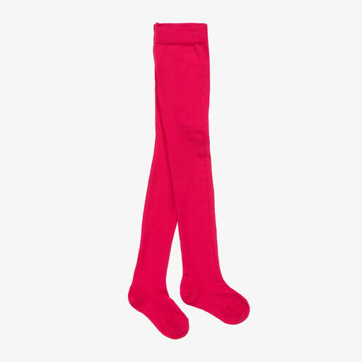 Falke-Fuchsia Pink Cotton Tights | Childrensalon