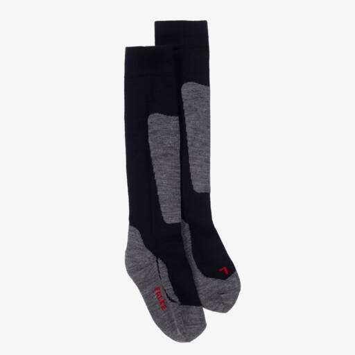 Falke-Navy Blue Active Ski Socks | Childrensalon