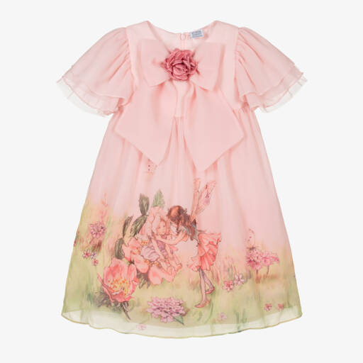 Girls Pink Dress with Candy Canes by Swoon