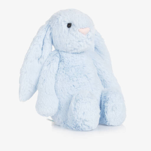 Jellycat-لعبة طرية Bashful Bunny Rabbit فرو صناعي لون أزرق (31 سم) | Childrensalon