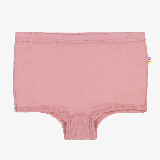 Joha-Girls Pink Merino Wool Knickers | Childrensalon