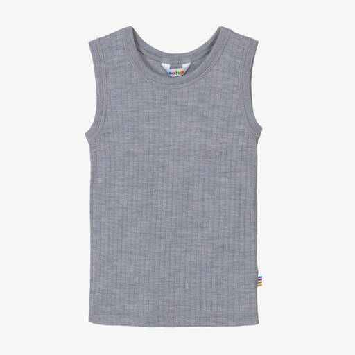 Joha-Grey Merino Wool Vest | Childrensalon