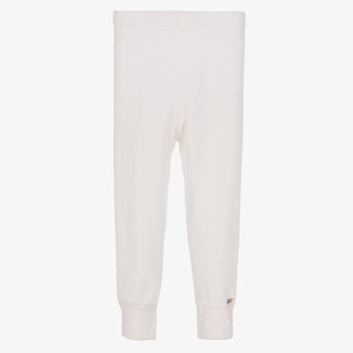 Joha-Ivory Thermal Wool Leggings | Childrensalon