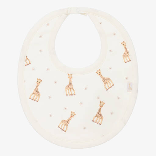 Kissy Kissy-مريلة قطن بيما لون بيج | Childrensalon