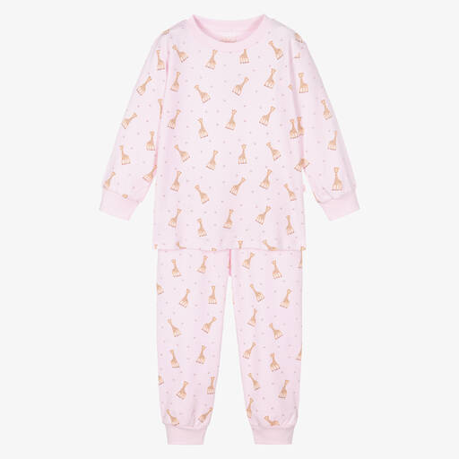 Kissy Kissy-Girls Pink Pima Cotton Pyjamas | Childrensalon