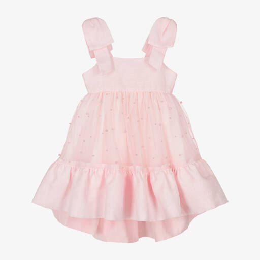 Girls Lavinie Tweed Dress main image 0