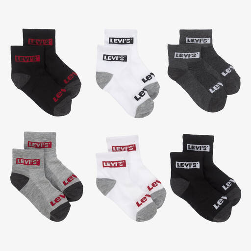 Levi's-Boys Ankle Socks (6 Pack) | Childrensalon