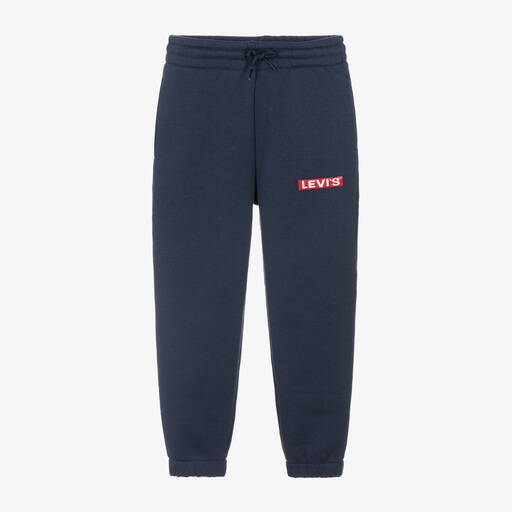 Levi's-Boys Navy Blue Cotton Joggers | Childrensalon