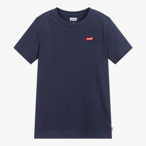 Levi's-Teen Boys Blue Cotton T-Shirt | Childrensalon