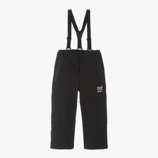 Liewood-Black Ski Trousers With Braces | Childrensalon