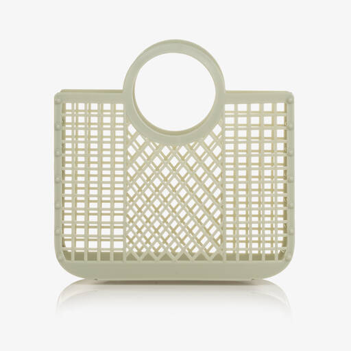 Liewood-Girls Mint Green Basket Bag (23cm) | Childrensalon