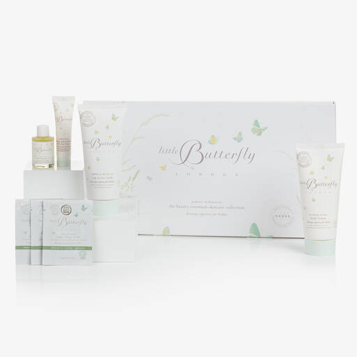 Little Butterfly London-Organic Baby Care Gift Set (7 Pieces) | Childrensalon