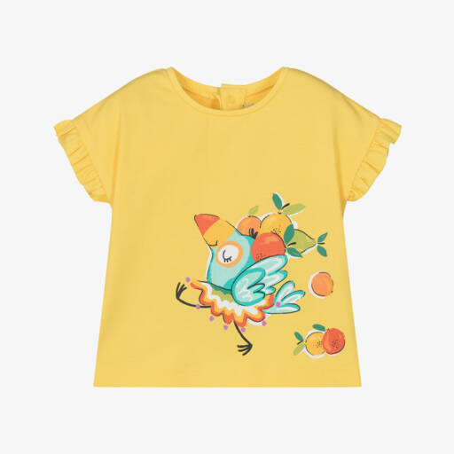 Mayoral Yellow Monkey Print T-Shirt main image 0