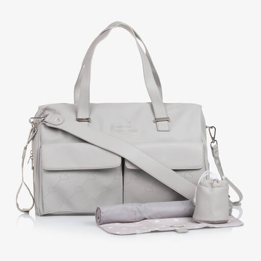 Mayoral Newborn-Grey Baby Changing Bag (44cm) | Childrensalon