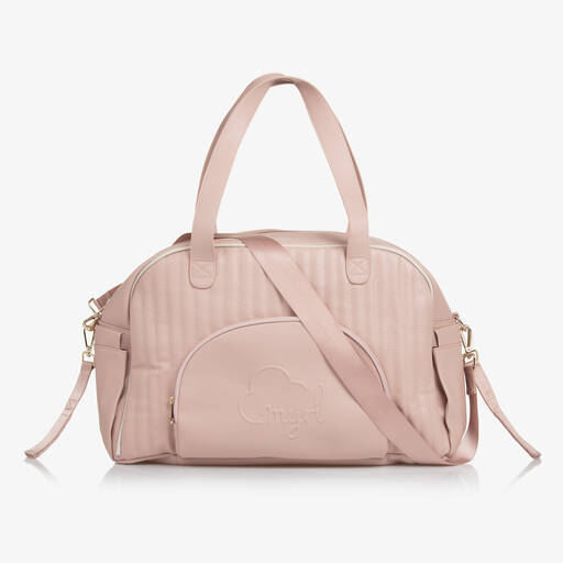 Mayoral-Розовая стеганая пеленальная сумка (44см) | Childrensalon