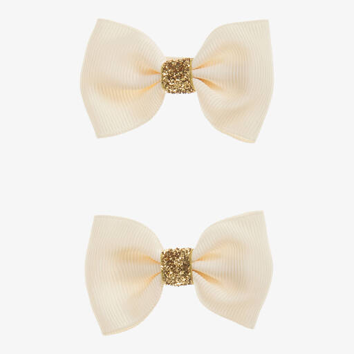 Milledeux-Ivory Hair Clips (2 Pack) | Childrensalon