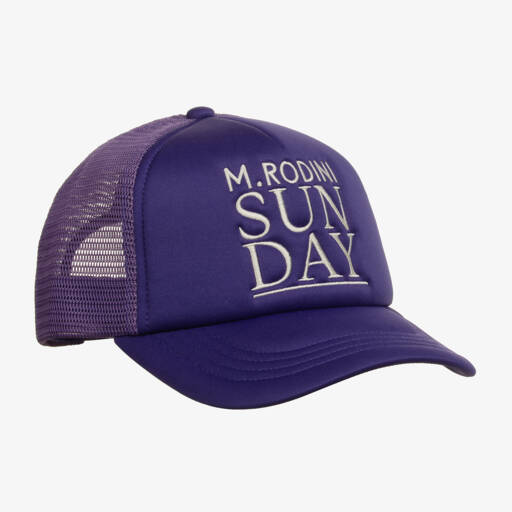 Mini Rodini-Purple Sunday Cap | Childrensalon