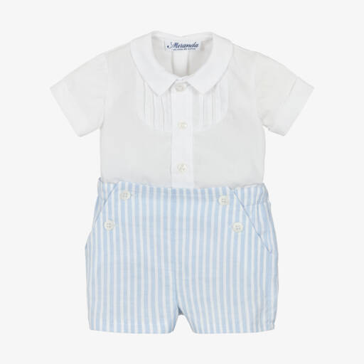 Miranda Baby Boys Green Waist Coat Set main image 0