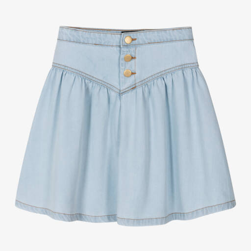 Molo-Girls Blue Denim Skirt | Childrensalon
