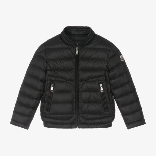 Moncler Enfant-Boys Black Down Padded Acorus Jacket | Childrensalon