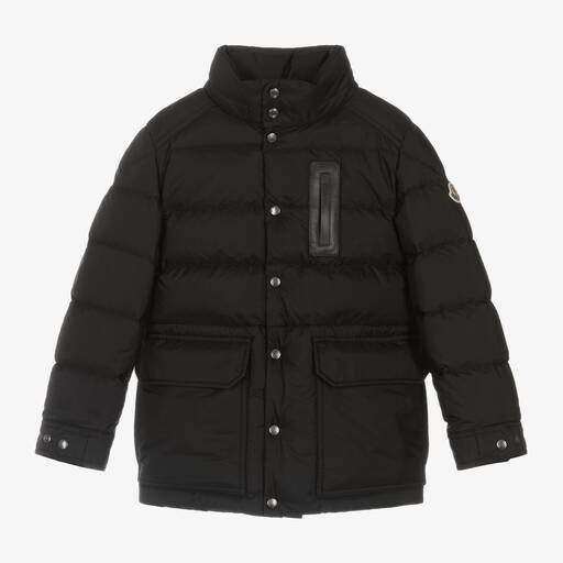 Moncler Enfant-Boys Black Klopas Down Puffer Coat | Childrensalon