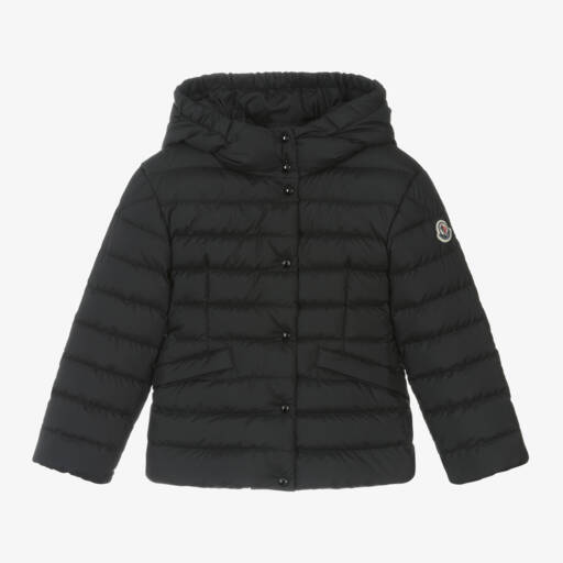 Moncler Enfant-Girls Black Egisto Down Puffer Jacket | Childrensalon