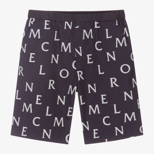 Moncler Enfant-Сине-белые шорты для мальчиков-подростков | Childrensalon