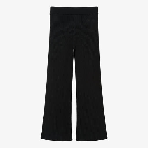 Moncler Enfant-Черные шерстяные брюки для подростков | Childrensalon