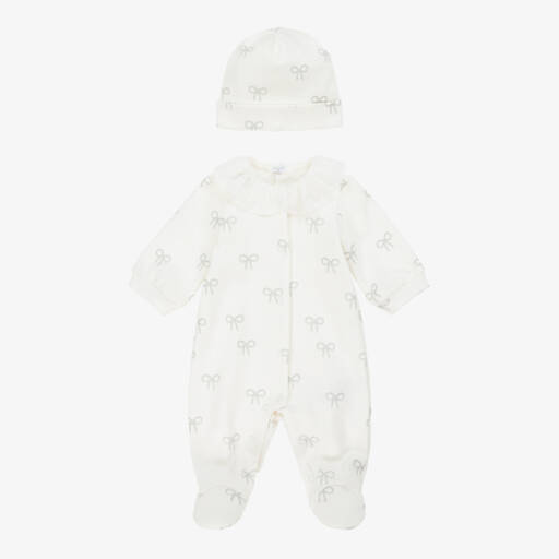 Monnalisa Kids Girls Swimwear In White main image 1