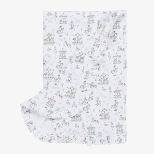My Little Pie-White Supima Cotton Bon Bon Blanket (82cm) | Childrensalon