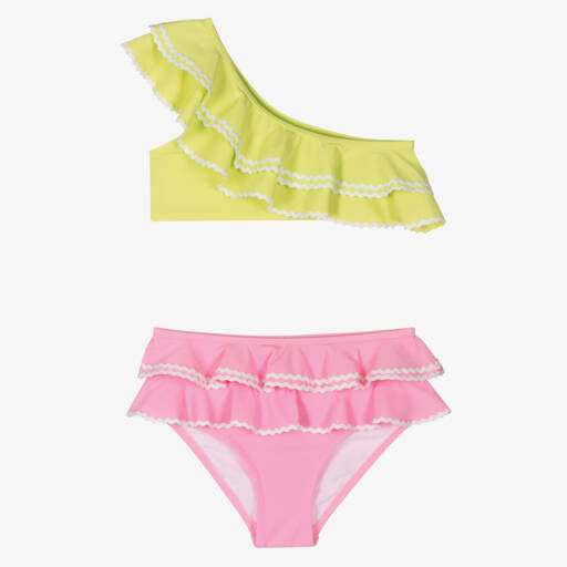 Nessi Byrd Girls Kinsley Bikini in Pink