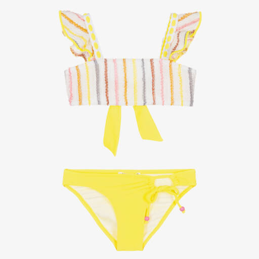 Nessi Byrd Girls Briar Bikini in Pink