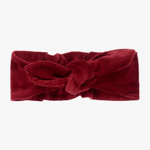 Phi Clothing-Girls Red Velvet Headband | Childrensalon