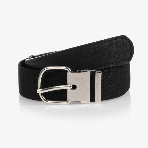 Playshoes-Black Elasticated Belt | Childrensalon