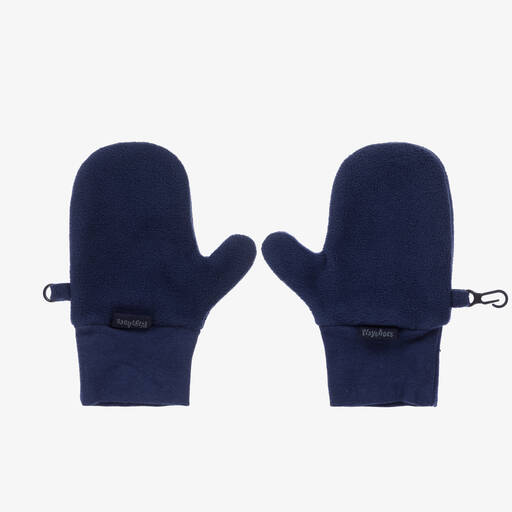 Playshoes-Navy Blue Fleece Mittens | Childrensalon