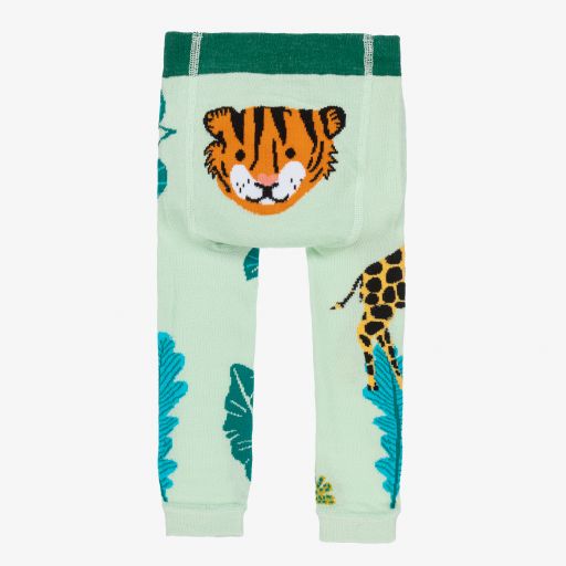 Powell Craft-Green Cotton Leggings | Childrensalon