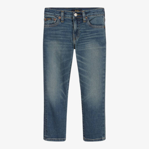 Ralph Lauren-Boys Blue Sullivan Slim Fit Jeans | Childrensalon