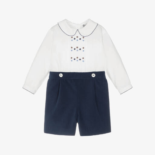 Sarah Louise Blue Velvet Bobby Suit