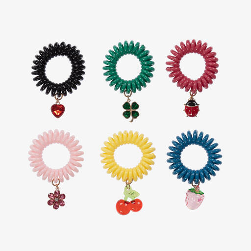 Super Smalls-Girls Charmed Life Hair Ties (6 Pack) | Childrensalon