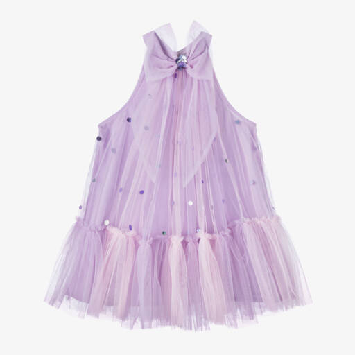 Tutu du Monde-Girls Lilac Purple Tulle Dress | Childrensalon