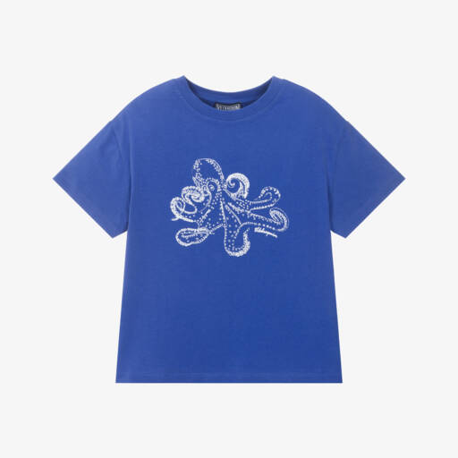 VILEBREQUIN Boys Organic Cotton Oversize T-Shirt Poulpes Tie and Dye