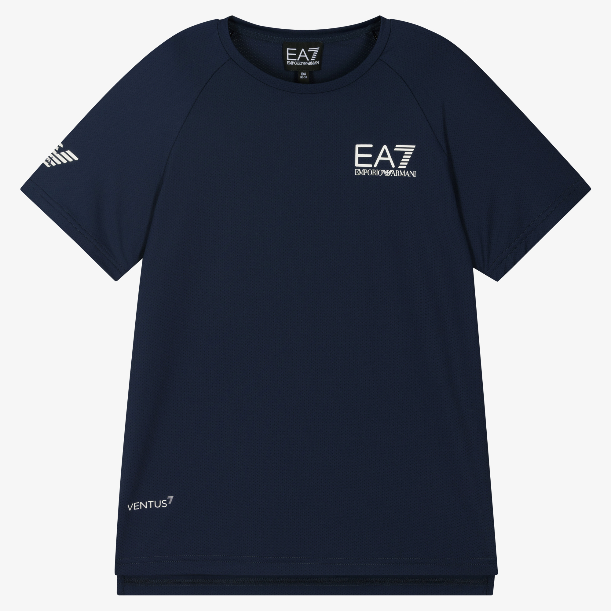 EA7 Emporio Armani - Teen Boys Navy Blue Ventus7 Sports T-Shirt